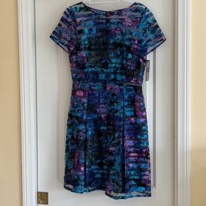 Tahari Arthur S. Levine dress, size 8, new, never worn, black shell lining